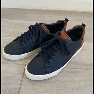 Zara Men lace sneakers. Navy Blue color, size 41